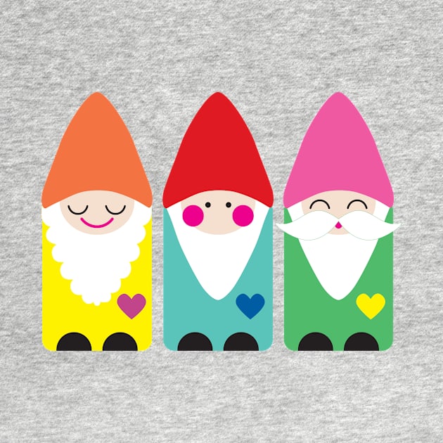 The BFF Garden Gnomes I by littleoddforest